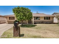 Charming single-story home featuring a well-maintained lawn and mature shade tree at 844 E Ruth Ave, Phoenix, AZ 85020