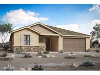 Beautiful single-story home with a two-car garage and desert landscaping for low maintenance at 25783 N 147Th Dr, Surprise, AZ 85387