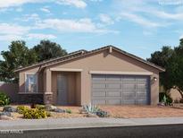 Charming single-story home with desert landscaping and a two-car garage at 4212 W Lisa Ln, San Tan Valley, AZ 85144
