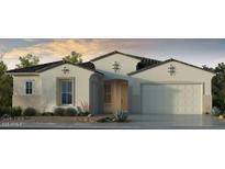 Beautiful single-story home with a neutral color scheme and a well-manicured front yard at 17807 W Pasadena Ave, Litchfield Park, AZ 85340
