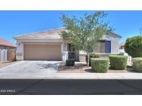 Charming home featuring a low-maintenance desert landscape, tile roof, and a spacious two-car garage at 41004 W Crane Dr, Maricopa, AZ 85138