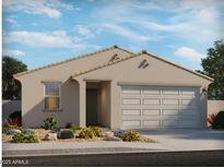 Charming single-story home with desert landscaping and a two-car garage in a sunny setting at 2591 E Fortana Dr, San Tan Valley, AZ 85143