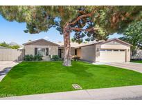 Charming single-story home with a well-manicured lawn and mature tree offering shade at 6819 N 10Th Pl, Phoenix, AZ 85014