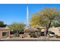 View of community fountain and attractive homes in the neighborhood at 17214 E Alta Loma --, Fountain Hills, AZ 85268