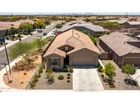 Charming single-Gathering home with tile roof, desert landscaping, and an attached two-car garage at 7648 S Thimble Peak --, Gold Canyon, AZ 85118