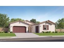 Charming single-story home featuring a tile roof and a two-car garage at 3758 E Gold Mountain Ave, San Tan Valley, AZ 85143