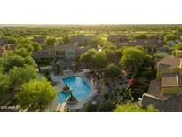 High angle view of the pool and grounds at 20750 N 87Th St # 2062, Scottsdale, AZ 85255