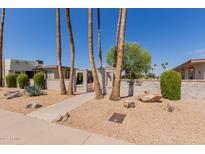 Charming entrance to the Aldea Court community at 17205 N 107Th Ave, Sun City, AZ 85373
