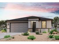 Charming single-story home with a two-car garage and desert landscaping at 19320 N Diego Way, Maricopa, AZ 85138