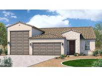 Charming single-Gathering home with a neutral color palette and a three-car garage with automatic doors at 2823 N Arroyo Grande Ave, Casa Grande, AZ 85122