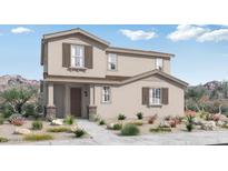 Charming two-story home featuring a low-maintenance desert landscape and neutral-colored exterior at 14659 W Sand Hills Rd, Surprise, AZ 85387