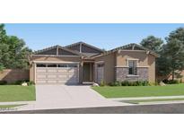 Beautiful single-story home with a two-car garage and well-maintained landscaping at 2897 E Lucky Horseshoe Ln, San Tan Valley, AZ 85140
