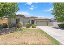 Charming single-story home featuring a tile roof and an attached two-car garage at 4278 E Del Rio Dr, San Tan Valley, AZ 85140