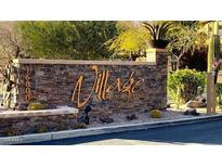 Stone community sign with desert landscaping and clear street access at 16800 E El Lago Blvd # 2076, Fountain Hills, AZ 85268