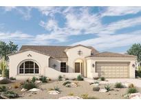 Beautiful single-story home boasting a two-car garage and a well-manicured desert landscape at 20221 W San Juan Ave, Litchfield Park, AZ 85340