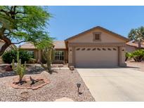 Charming single-story home with a well-maintained yard and desert landscaping at 6418 S Pinaleno Pl, Chandler, AZ 85249