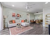 Bright living room with modern furniture, stylish decor, and an open floor plan at 2625 E Indian School Rd # 343, Phoenix, AZ 85016