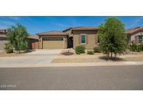 Charming single-story home featuring a well-manicured yard and a neutral color palette at 24478 N 166Th Ave, Surprise, AZ 85387