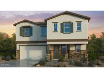 Charming two-story home featuring a two-car garage and inviting front porch, perfect for a growing Gathering at 3751 S Tulip --, Mesa, AZ 85212