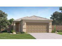 Charming single-story home with a two-car garage and well-maintained landscaping at 11982 E Primrose Ln, Florence, AZ 85132