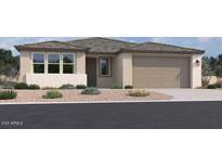 Charming single-story home featuring a two-car garage and neutral-toned stucco exterior at 2689 E Rustler Rd, San Tan Valley, AZ 85140