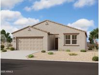 Charming single-story home with a two-car garage and low maintenance desert landscaping at 46868 W Coe St, Maricopa, AZ 85139