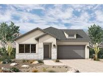 Charming single-story home featuring a neutral color palette, a two-car garage, and desert landscaping for a low-maintenance appeal at 36049 N Barrel Aged Dr, San Tan Valley, AZ 85140