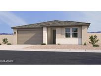 Charming single-story home featuring a neutral color palette, a two-car garage, and low-maintenance landscaping at 16189 W Bajada Rd, Surprise, AZ 85387