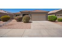 Charming single-story home featuring a well-maintained yard and two-car garage at 664 W Silver Reef Ct, Casa Grande, AZ 85122