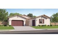 Charming single-story home with a 2-car garage and well-maintained landscaping at 3703 E Gold Mountain Ave, San Tan Valley, AZ 85143