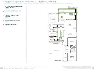 Detailed floor plan showcasing the layout of the home at 2048 Abbeyhill Dr # 98, Raleigh, NC 27610