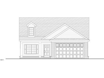 Charming exterior elevation featuring detailed trim and a welcoming garage at 180 Brunswick Dr, Nashville, NC 27856