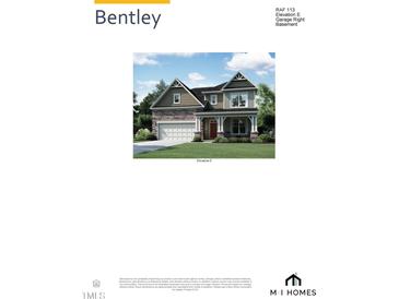 Two-story home with a charming front porch and attached garage at 2416 Englemann Dr # 113, Apex, NC 27502