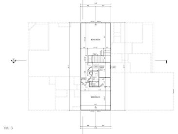 Floor plan of bonus room with dimensions and layout at 254 Golden Leaf Farms Road, Angier, NC 27501