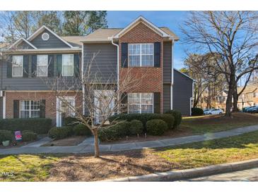 Brick front exterior of charming townhome at 4407 Still Pines Dr, Raleigh, NC 27613