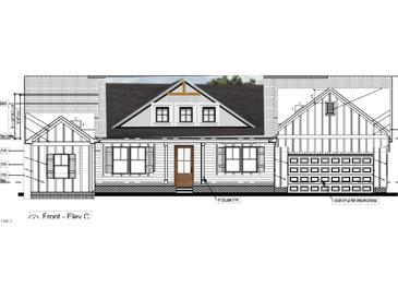 Craftsman style home with front porch and three-window dormer at Lot 14H Poppy Mallow Ln, Oxford, NC 27565