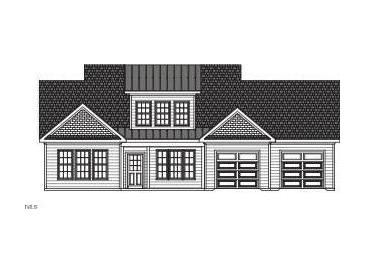 Charming single-story home featuring a symmetrical facade and a multi-car garage at 414 Springtooth Dr, Zebulon, NC 27597