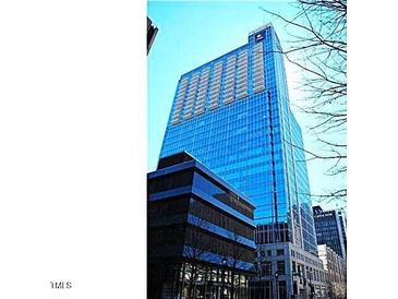Stunning exterior shot of high-rise building with modern architectural design at 301 Fayettville St # 2908, Raleigh, NC 27601