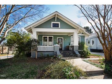 Charming craftsman home with a welcoming front porch and well-maintained landscaping at 632 E Franklin St, Raleigh, NC 27604