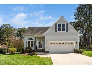 Charming one-story home with a well-manicured lawn and two-car garage in a suburban setting at 4108 4108 Gallatree Ln, Raleigh, NC 27616
