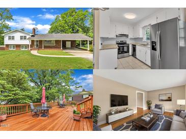 A collage of real estate property at 154 Luther Rd, Raleigh, NC 27610
