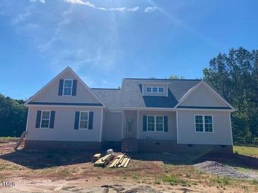 Newly constructed single-Gathering home with windows and siding at 529 Mulberry Rd, Spring Hope, NC 27882
