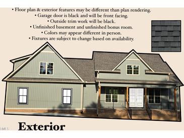 Inviting exterior of a home featuring vertical siding, a covered porch, and a gabled roof with gray shingles at 4248 Jacks Creek Trl, Burlington, NC 27215