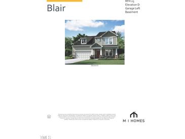 Charming two-story home with classic architectural details, covered entry, and manicured landscaping at 2379 Picual Way # 25, New Hill, NC 27562