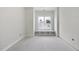 Bright bedroom featuring built-in shelves below window at 508 Northwood Dr, Raleigh, NC 27609