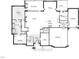 Detailed floor plan showcasing the layout of the home, including the primary suite, kitchen, Gathering room, and garages at 508 Northwood Dr, Raleigh, NC 27609