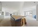 Open-concept space showing living room and kitchen with large island at 508 Northwood Dr, Raleigh, NC 27609