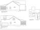 Architectural drawings showing the left and right side elevations of the home's exterior at 7327 Shawan Rd, Wendell, NC 27591