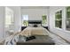 Bright and airy main bedroom with large windows, neutral tones, and elegant decor at 5305 Dixon Dr, Raleigh, NC 27609
