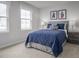 Cozy bedroom with large windows, soft carpet, and a fun, colorful theme at 356 N Coral Bells Way Way, Four Oaks, NC 27524